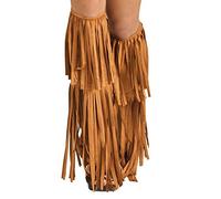 Fun World Women's Hippie Fringe Boot Covers Adult