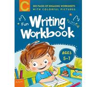 Fun Writing Workbook for 5-7 Years Old | 300 Pages | Engaging Worksheets with Colorful Pictures (C)