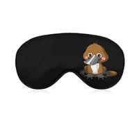 Fun Zoo Platypus Sleep Eye Mask Cubiertas suaves para los ojos Bloqueo de luces Venda para los ojos con correa ajustable para siesta de viaje