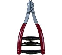 Funabridge Abrazadera de cuerda, abrazadera de arranque roja y plateada para máquina de encordado de raquetas de tenis de bádminton, herramienta manual de 14 cm, herramienta manual con tres resortes