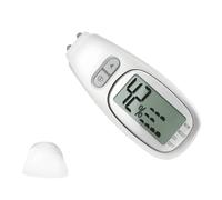 Funabridge Probador de humedad facial portátil, analizador digital de piel, análisis de suavidad del aceite de hidratación, medidor LCD de mano, memoria con cubierta protectora