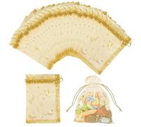 Funalix 100 bolsitas de organza (dorado)