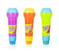 Funalix 2 Piezas Divertido Micrófono Echo, Micrófono Infantil, Amplificador de Voz con Efecto Eco para Karaoke, Fiestas y Actividades al Aire Libre para Niños y Niñas