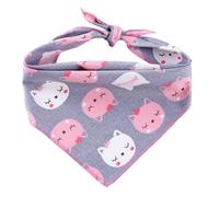 FUNAT Bufanda Triangular de Dibujos Animados para Gatos, Bufanda Triangular de Babero para Perros, Estampado de Dibujos Animados Correa de Perro Bufanda de Mascota