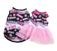 FUNAT Falda de Gasa Chaleco de Verano para Gatos, Vestidos de Niña Perro Floral Gato Princesa Ropa Lindo Cachorro Outfits de Verano Ropa para Mascotas