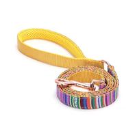 FUNAT Impresión Floral Patrón Perro Correa, Correa de Perro de Nylon Colorido Fuerte y Resistente para Perros de Raza Pequeña Mediana y Grande