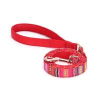FUNAT Impresión Floral Patrón Perro Correa, Correa de Perro de Nylon Colorido Fuerte y Resistente para Perros de Raza Pequeña Mediana y Grande