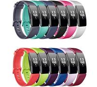 FunBand Fitbit Inspire & Inspire HR Correa,Edición Especial Soft Silicona Deportes Recambio de Pulseras Ajustable Reemplazo Accesorios Compatible para Reloj Fitbit Inspire & Inspire HR