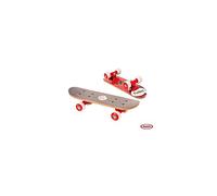 Funbee-OFUN247R Mini skate en madera 17 pulgadas rojo ruedas pvc 50x36mm, color multicolores, (Darpeje OFUN247R) , color/modelo surtido