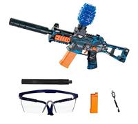 FunBlasters - Gel Blaster Gun UMP45 - Pistola de bola eléctrica automática - 20000 bolas y gafas - Watersoft Potente fusil arma ametralladora - Adulto Gelfire Water Gun