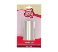 FunCakes Acetate Foil: Foodsafe, Suitable For Chocolate, Suitable For Making Cheesecake And Bavarois, 8 cm x 20 m