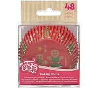 FunCakes Baking Cups Cápsulas Cupcake, Gingerbread, 48 uds | Para Muffins y Cupcakes, Antigrasa, Papel de Alta Calidad Apto para Alimentos, Ø 5 cm, Altura 3,2 cm