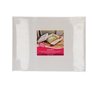 FunCakes Caja para Tartas Blanca: Caja rectangular para tartas, tapa separada, apta para tartas decoradas, 40x30x15 cm, 1 pieza