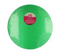 FunCakes Cake Drum Base Redonda Ø35,5 cm - Verde: Tambor para tartas redondo, Base para presentar tartas, Alta calidad, Aspecto lujoso, 1 pieza.