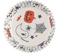 FunCakes Cápsulas para hornear Halloween: Perfectos para cupcakes de Halloween, Cupcakes y más, Decoración de tartas, pk/48