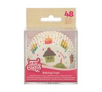 FunCakes Cápsulas para hornear Party: Perfectos para cupcakes de fiesta, Cupcakes y más, Decoración de tartas pk/48