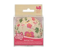 FunCakes Cápsulas para hornear Tropical: Perfectos para cupcakes de temática tropical, Cupcakes y más, Decoración de tartas, pk/48