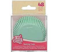 FunCakes Cápsulas para hornear Verde Menta: Perfectos para cualquier tipo de magdalenas, Cupcakes y más, Decoración de tartas, pk/48