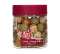 FunCakes Choco Crispy Balls - Botanical - Decoraciones Comestibles de Chocolate, Perfecto para Decorar Tartas, Magdalenas, Bizcochos y Pasteles - Decoración de Tartas, Pastelería - 60g