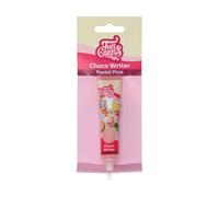 FunCakes Choco Writer Pastel Pink 25g - Rotulador Comestible de Chocolate, Fácil de Usar para Decorar Tartas, Cupcakes, Galletas y Pasteles - Secado Rápido y Dulce Sabor a Vainilla - 25 g