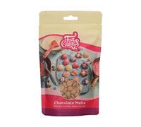 FunCakes Chocolate Melts Gold: Fundir chocolate para hacer bombones dulces, goteos, glaseados, decoraciones de tartas, lloviznas. Fácil de derretir en el microondas o al baño maría, Halal. 200g.