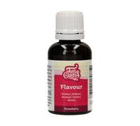 Funcakes Flavours Strawberry, Fresa Aromas Alimentarios - Aroma Intenso, Sin Alcohol, Aroma Alimenticio para Toppings, Batidos, Helados y Salsas, Halal - 30 ml