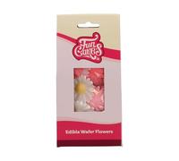 FunCakes Flores de Papel Comestibles Margarita - 13 Piezas - Decoraciones Comestibles para Tartas, Cupcakes, Pasteles y Bollería - Decoración de Tartas, Pastelería