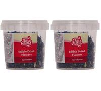 FunCakes Flores Secas Comestibles Acianos: Listo para usar en la decoración de tartas, perfecto para tartas de cumpleaños y bodas, cupcakes y mucho más, 5g (Paquete de 2)