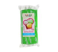 FunCakes Fondant Verde Primavera: Fácil de Usar, Suave, Flexible, Suave y Flexible, Perfecto para Decorar Pasteles, Halal, Kosher y Libre de Gluten. 1 kg 1000 gr