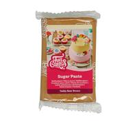 FunCakes Pasta de Azúcar Marrón Teddy Bear, 250 g ( Paquete de 1)