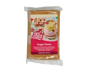 FunCakes Pasta de Azúcar Marrón Teddy Bear, 250 g ( Paquete de 1)