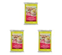 FunCakes Pasta de Azúcar Verde Lima 250 g (Paquete de 3)