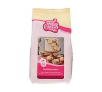 FunCakes Preparado Crema de Mantequilla: Fácil de Usar, Cremosa, Perfecta para la Decoración de Tartas, para Cubrir y Rellenar Los Cupcakes, Halal. 500 g