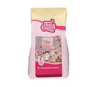 FunCakes Preparado Crema Encantada, Blanca Como la Nieve, Fácil de Usar, Muy Ligera y Esponjosa, Perfecta para Rellenar y Cubrir Pasteles o Cupcakes, Halal. 450 g