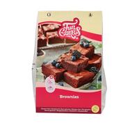 FunCakes Preparado para Brownies, Sin Gluten: Fácil de usar, para Brownies y Pasteles de Chocolate con un rico sabor a Chocolate, Certificado Halal, 500g