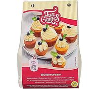 FunCakes Preparado para Crema de Mantequilla, Sin Gluten: Fácil de usar, cremoso, perfecto para la decoración de tartas, para cubrir y rellenar, para cubrir cupcakes, 500g