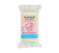 FunCakes Saborizado Fondant Marshmallow White: Fácil de usar, suave, flexible, suave y flexible, perfecto para decoración de pasteles, halal, kosher y sin gluten, 250 g