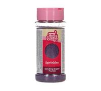 FunCakes Sanding Sugar Purple, Morado: Sabor Excelente, Perfecto para Decorar Tartas, Cakepops, Caramelos, Galletas, Magdalenas, Cupcakes - 80 g