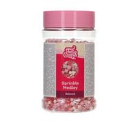 FunCakes Sprinkle Medley Beloved: Decoraciones para Tartas, Gran Sabor, Adecuadas para Decorar Pasteles, Mezcla de Sprinkles - 180 g