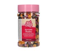 FunCakes Sprinkle Medley Halloween: Decoraciones de Azúcar, Buen Sabor, Perfectas para Decorar Tartas, Pasteles, Cupcakes y Galletas, Sprinkle Mix. 180 g
