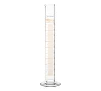 FunChem Probeta graduada de vidrio de borosilicato, 100 ml, con boquilla, 1 unidad, probeta graduada de laboratorio