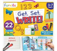 Funcils Aprende a escribir para ni os: juguetes y juegos educativos, actividades de aprendizaje para preescolar y jard n de infantes, libro de pr