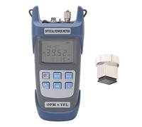 Función de calibración del medidor de potencia óptica detector de cable de fibra preciso rápido con luz LED 30 km 30mW -70 a +10dbm