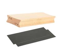 Función De Guitarra - Bloque De Lijado De Madera, Bloque De Grueso Bajo | Herramientas De Nivelación Con Radius De Papel De Lija Para Luthier Mantenimiento Suave Cuello Artesanía De Pulido Reparado