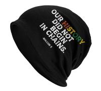 Funcional Gorro De Dormir Nuestra Historia No Empezó En Cadenas - Historia Negra Knit Invierno Hat Deportes Gorra De Tejer para Acampar, Moto, Deporte