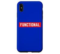 Funcional Humor Minimalista Citas Inteligentes Estilo de Vida Moderno Carcasa para iPhone XS MAX