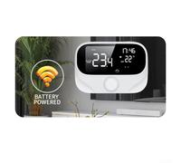 Funcionamiento con cable/inalámbrico para controlador de sistema de calefacción inteligente para el hogar, función de pantalla táctil digital integrada con soporte para Alexa (WITH3-3A-WIFI)