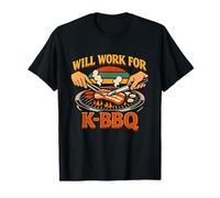 Funcionará para K BBQ Funny Korean Barbecue Master Camiseta