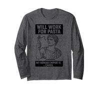 Funcionará para los amantes de los carbohidratos de pasta Meme Comida italiana Manga Larga