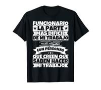 funcionario divertido la parte Camiseta